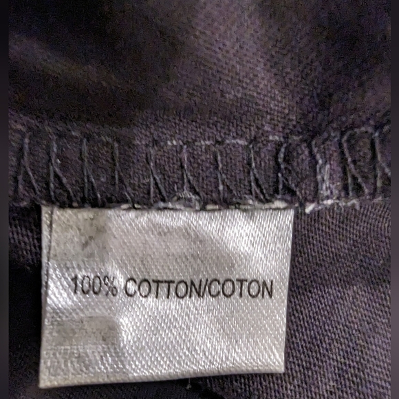 Black dress Canada Forever cotton dress, black & gray plus size 1x - Picture 8 of 8